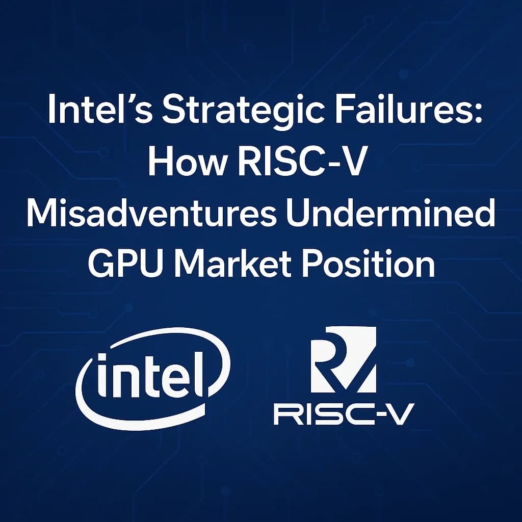 Intel’s Strategic Failures: How RISC-V Misadventures Undermined GPU Market Position