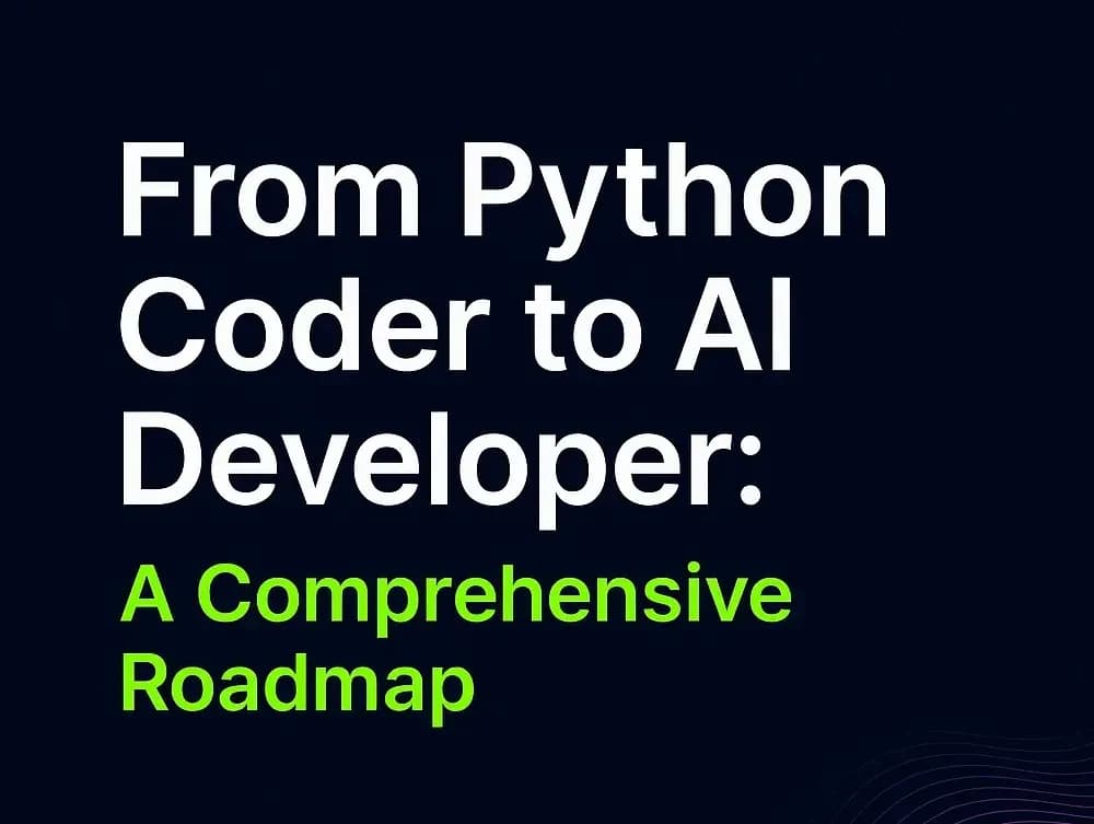 How can a Python Coder Break into AI development?