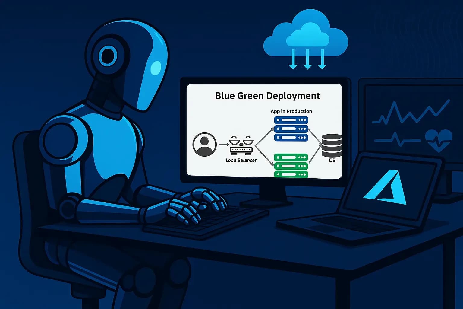 How AI Agents Revolutionize Blue-Green Deployments and Real-Time Monitoring in Azure CI/CD Pipelines