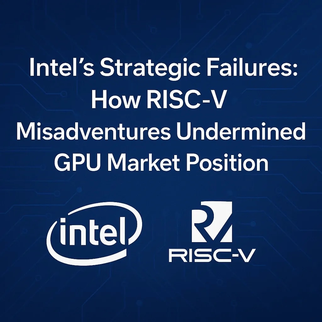 Intel’s Strategic Failures: How RISC-V Misadventures Undermined GPU Market Position