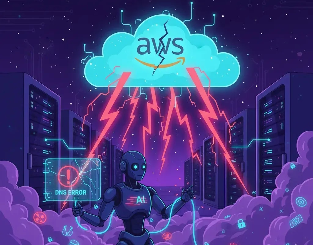 Behind the AWS Blackout: How a DNS Glitch Exposed Cloud Dependency Risks