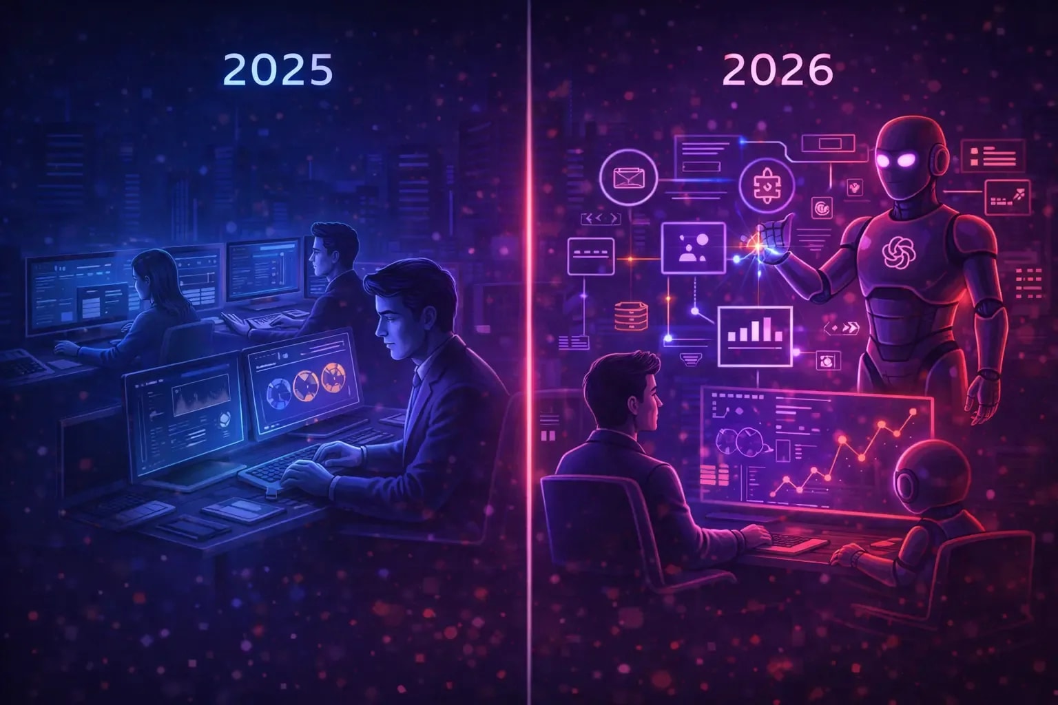 AI Reality Check: 2025 Adoption Today vs. 2026 Transformations Ahead